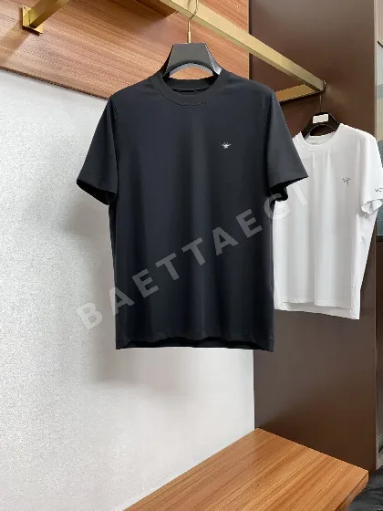 디올 남성 라운드넥 반팔 티셔츠