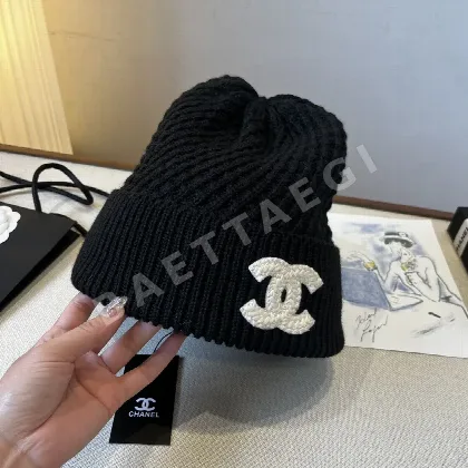 샤넬 니트 비니 모자 82956