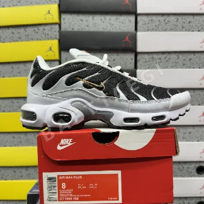 나이키 [BD] 에어 맥스 플러스 CT1094-102 201874 Nike Air Max Plus White Black Metallic
