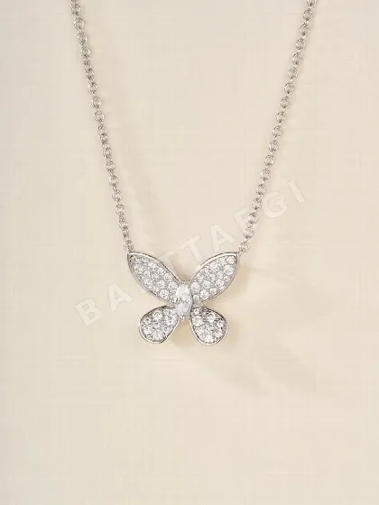 그라프 나비 모티브 다이아몬드 목걸이 125002