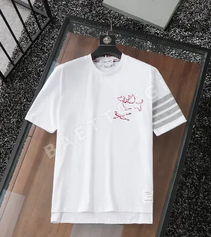 톰브라운 플라잉독 무지 코튼 반팔 티셔츠 50503