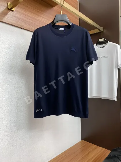 버버리 크루넥 니트 반팔 셔츠 2078