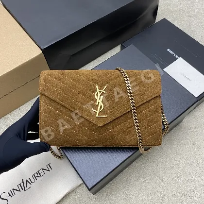 생로랑 YSL WOC 엔벨로프 체인 숄더백 360452