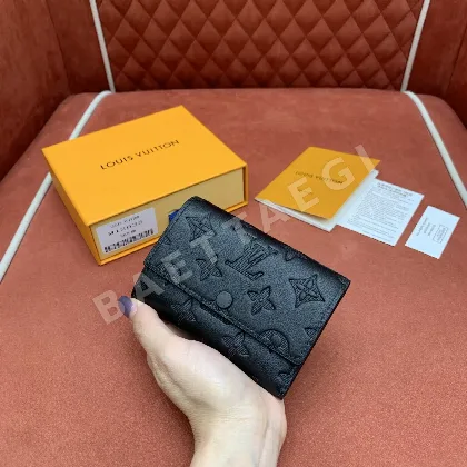 루이비통 L'Original 블랙 3단 지갑 M12635