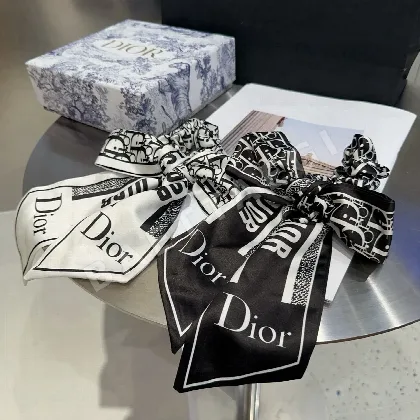 디올 CD 리본 헤어타이 184379