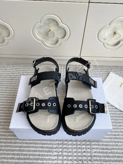 디올 더블 스트랩 코르크 플랫폼 샌들 41865