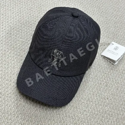 브루넬로쿠치넬리 가죽 베이스볼 캡 118649