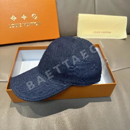 루이비통 엠보싱 로고 데님 야구모자 186171