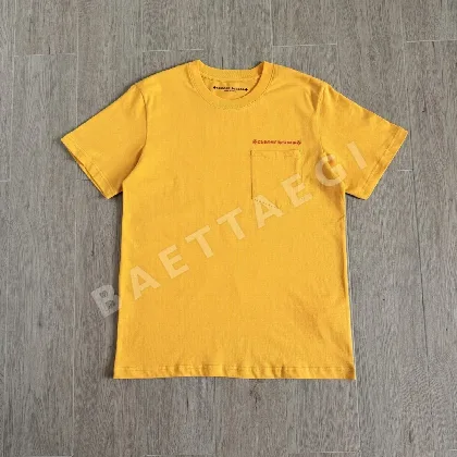 크롬하츠 노란색 그래피티 반팔 티셔츠 83070