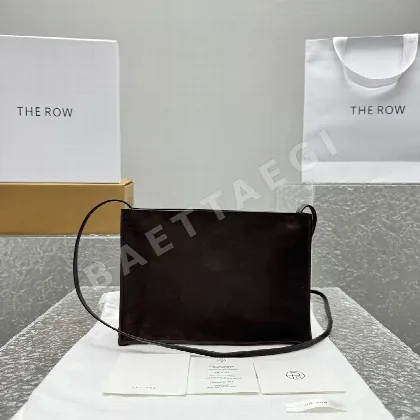 더로우 소가죽 접힌 가장자리 토트백 128671