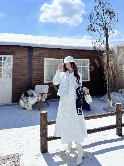 디올 카나주 퀼팅 여성 자켓 166825