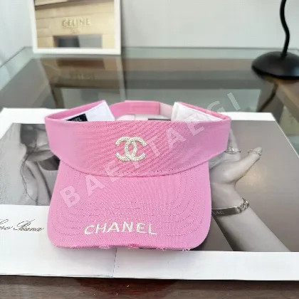 샤넬 UV 차단 여성용 선햇 모자 185546