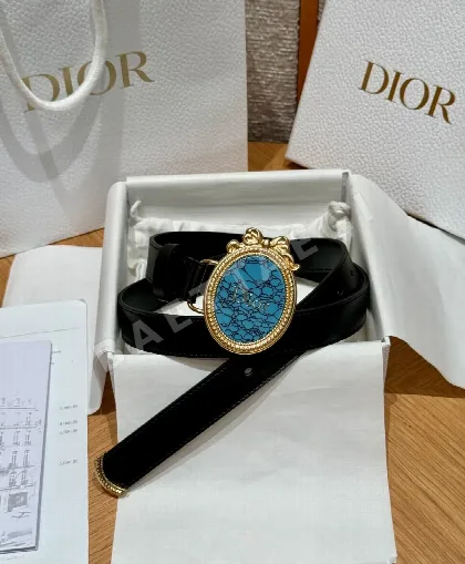 디올 JD280 메다이용 가죽 벨트 177460