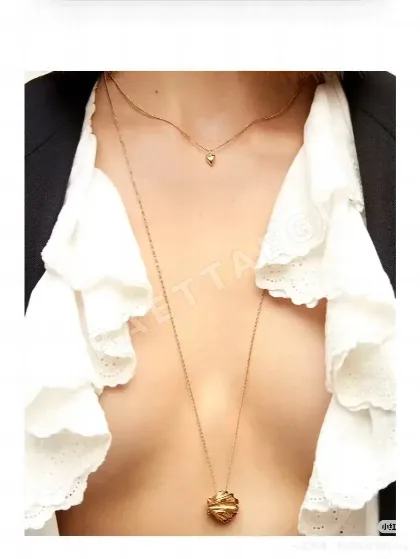 생로랑 빈티지 조개 목걸이 65679