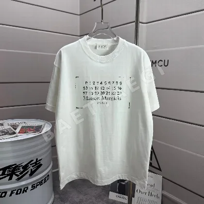 마르지엘라 프린트 크루넥 반팔 티셔츠 88738