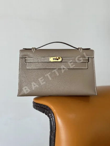 에르메스 켈리 미니 엘리펀트 그레이 가방 18306