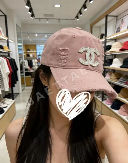 샤넬 로고 캡 185383