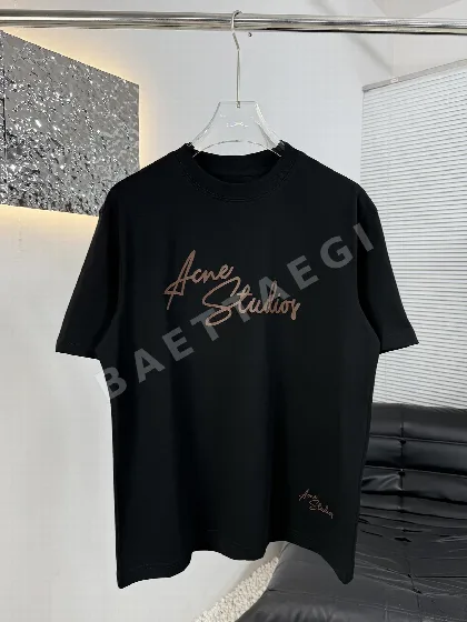 아크네스튜디오 남성 헤비웨이트 반팔 티셔츠 85811