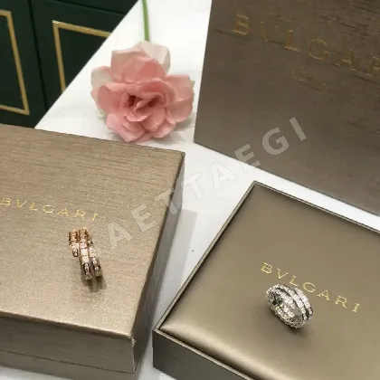 불가리 다이아몬드 스네이크 반지 64691