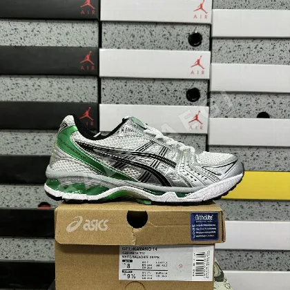 아식스 [LZ] 젤 카야노 14 1201A019-110 200591 Asics Gel-Kayano 14 White Malachite Green