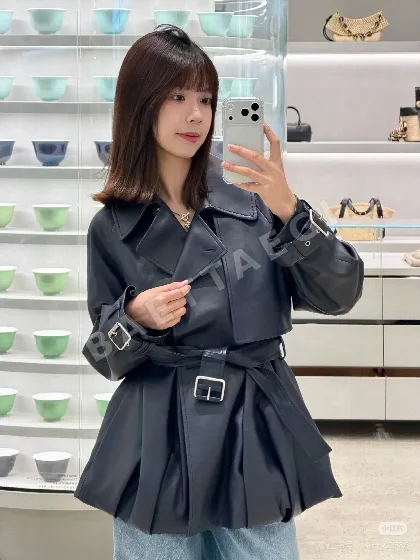 로에베 램스킨 레트로 여성 자켓 154090