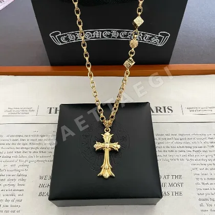 크롬하츠 클래식 골드 다이스 목걸이 126822