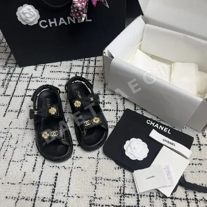 샤넬 더블 C 벨크로 비치슈즈 94914