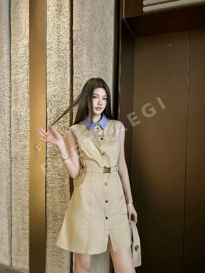 미우미우 심플 디자인한 여성 원피스 101263