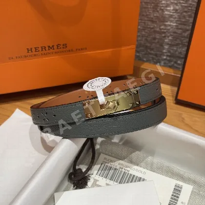 에르메스 켈리 버클 스테인리스 스틸 벨트 176035