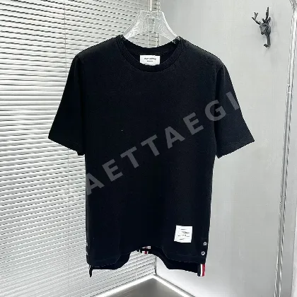 톰브라운 남성 코튼 피케 크루넥 반팔 셔츠 50367