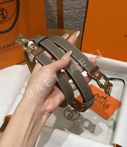에르메스 H 브클릿 체인 단클 벨트 18mm 176735