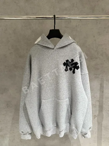 크롬하츠 남성 후드 블랙 화이트 그레이 186340