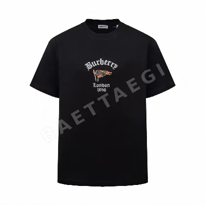 버버리 체크 플래그 반팔 티셔츠 139467