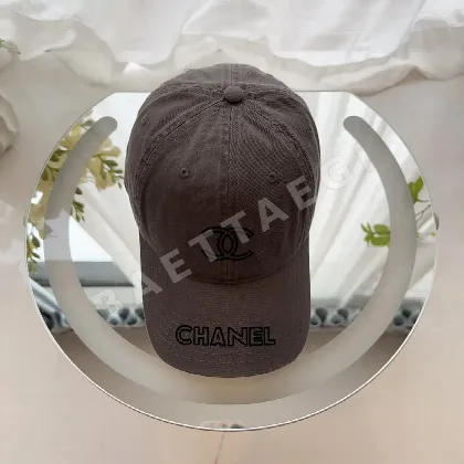 샤넬 더블 C 로고 야구모자 82335