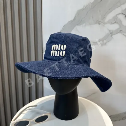 미우미우 버킷 햇 모자 120372