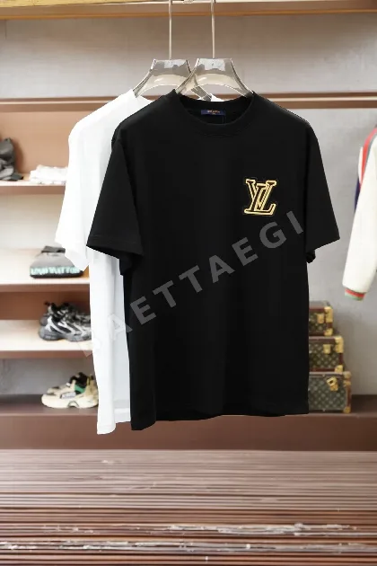 루이비통 남성 코튼 반팔 티셔츠 48576