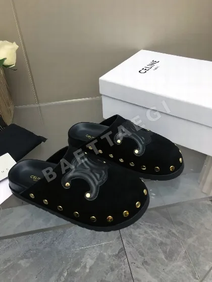 셀린느 브라운 스웨이드 버켄스탁 신발 98767