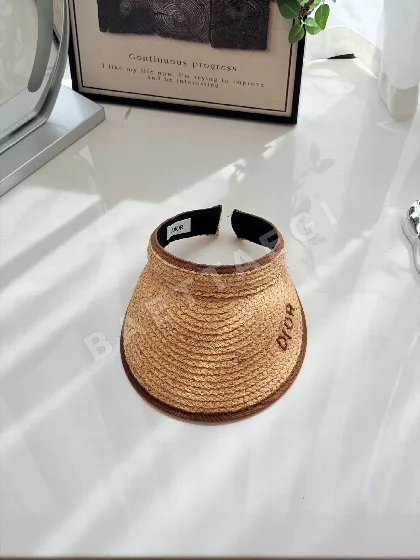 디올 라피아 바이저 모자 78725