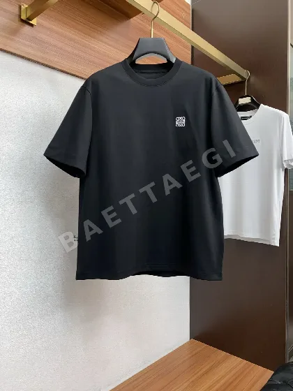 로에베 장섬유 면 남성 반팔 티셔츠 48327