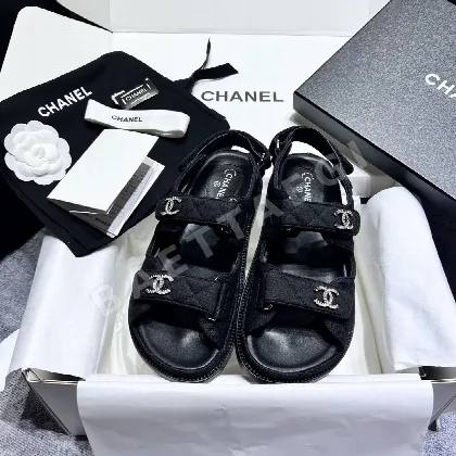샤넬 더블 C 벨크로 비치 슈즈 94992