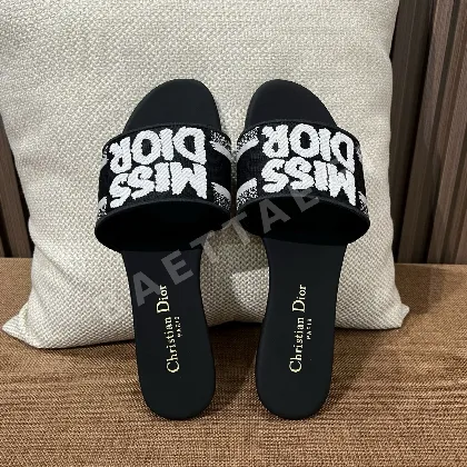 디올 자수 캔버스 샌들 141781