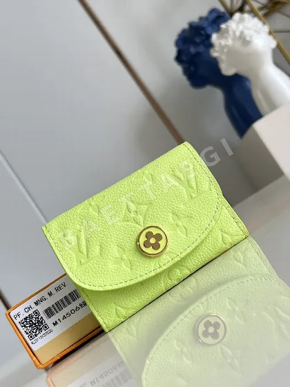 루이비통 로잘리 에나멜 모노그램 동전지갑 그린 가방 M14506
