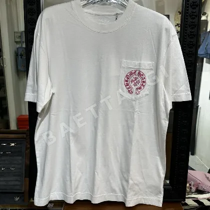 크롬하츠 남성 오리지널 220 g 플리스 터치 반팔 티셔츠 107836