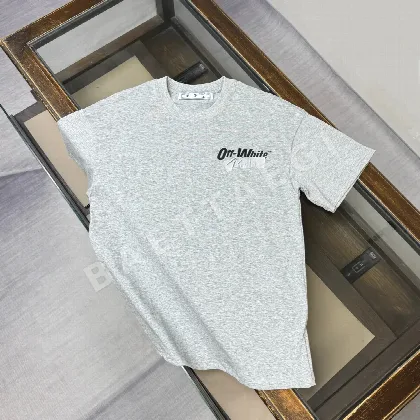 오프화이트 남성 반팔 티셔츠 87243
