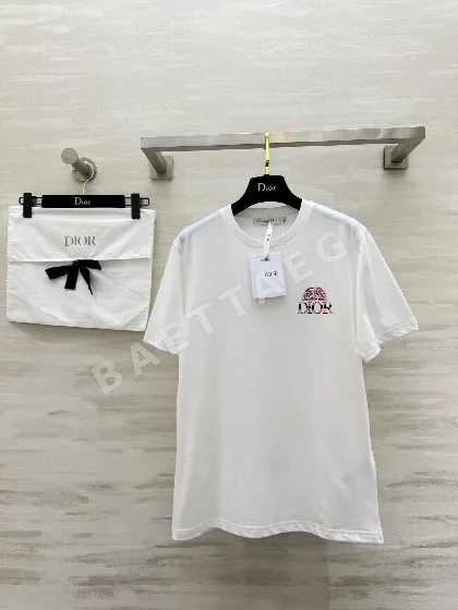디올 여성 코튼 반팔 티셔츠 92195
