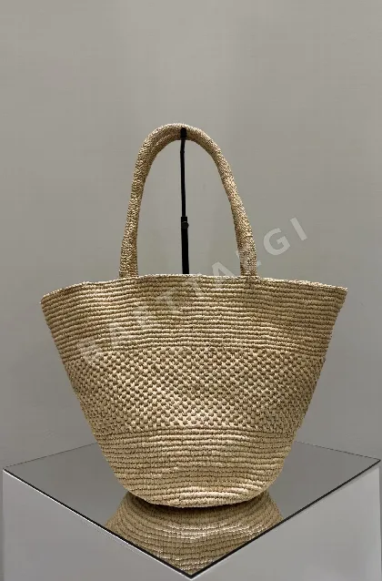 더로우 라피아 토트백 75708