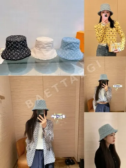 루이비통 워시드 데님 베이스볼 캡 79233