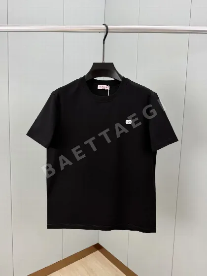 발렌티노 V 로고 자수 남성 반팔 티셔츠 49250