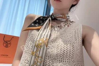 루이비통 트윌 실크 스카프 146359