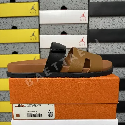 에르메스 [YX] 블랙 205756 Hermes Chypre Sandal /
